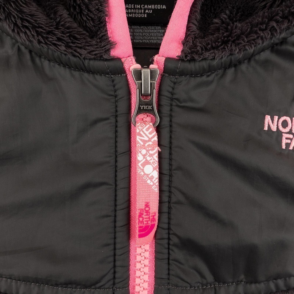 The North Face Fleece Hoodie Jacket Girl's Large Black - Picture 4 of 10